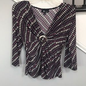 AB Studio 3/4 sleeve top sz small